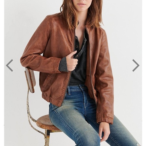Jackets & Blazers - Lucky Brand genuine leather jacket S